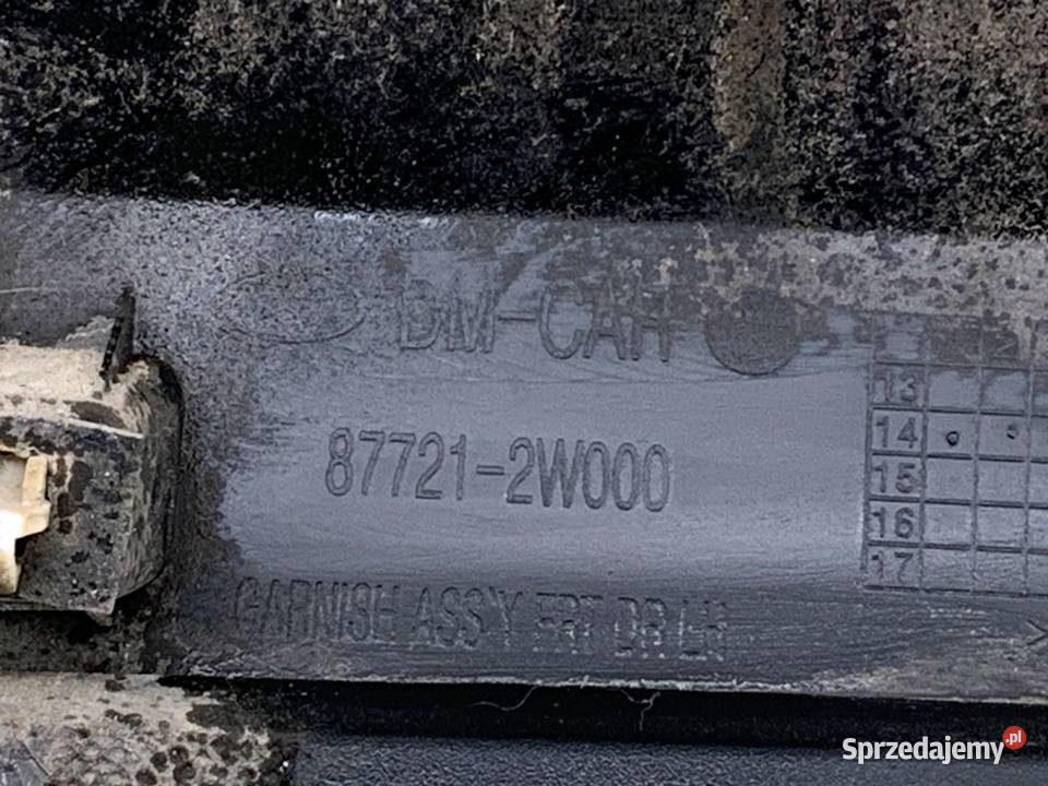 LISTWA DRZWI LEWY PRZÓD HYUNDAI SANTA FE III SUV osobowe Motoryzacja podkarpackie