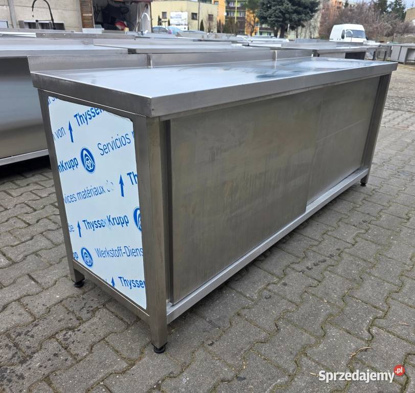 Stół Gastro z Szafką Drzwi Suwane 2006085 M1307 Gastronomia Nowe Skalmierzyce