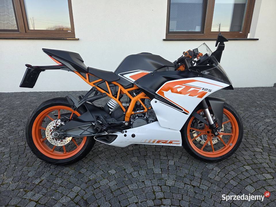 KTM RC 125 2017 1253 15 39316 ABS ZAREJESTROWANY Motocykle, skutery, quady Sieradz