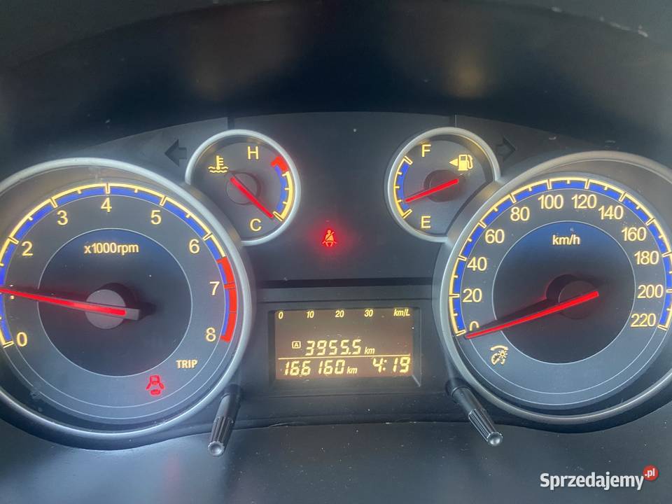 Fiat Sedici 16 120 SX4 16V 4x2 200910r nieuszkodzony Żywiec