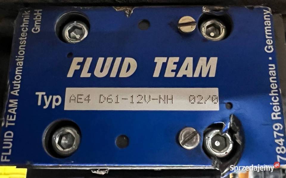 Fluid Team AE4 D6112UNH AE4D6112UNH Zawór Poznań