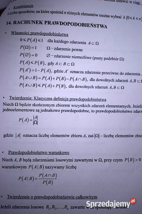 Wybrane wzory matematyczne kujawsko-pomorskie Chełmno