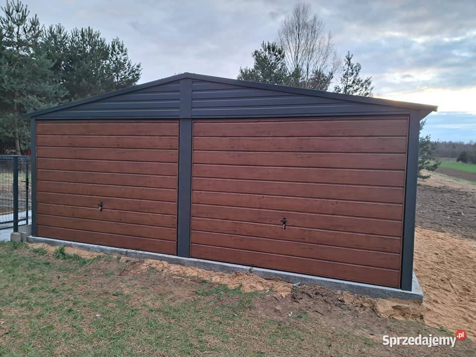 Garaże blaszane PREMIUM producent każdy wymiar Gdynia