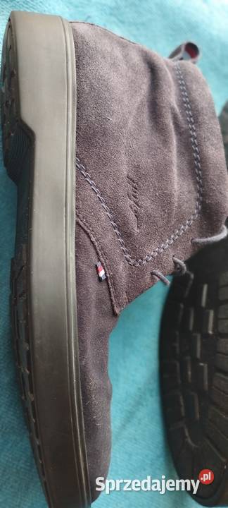 Buty męskie Tommy Hilfiger granatowe zamszowe dolnośląskie