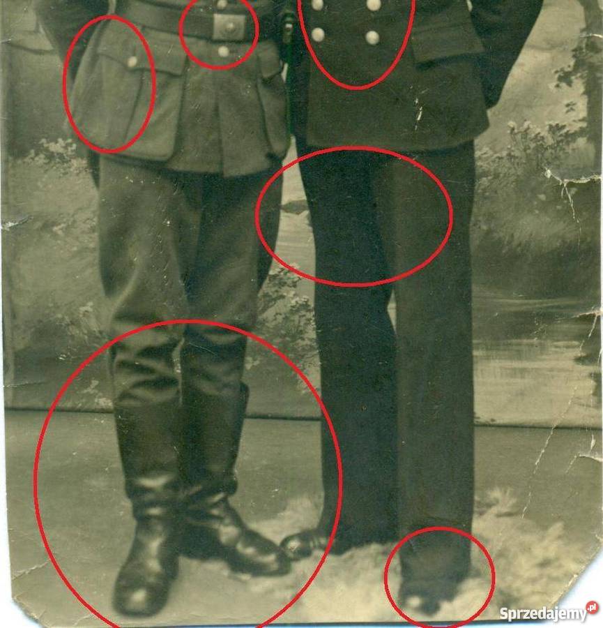 Stare zdjęcie Żołnierz Marynarz II Wojna Ostrów Wielkopolski