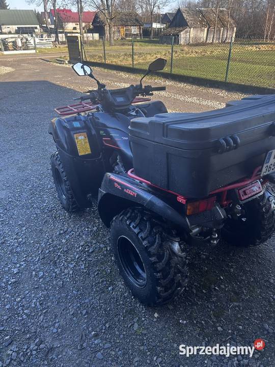 Kawasaki kvf650 4x4 wyciągarka hak podkarpackie Zasów