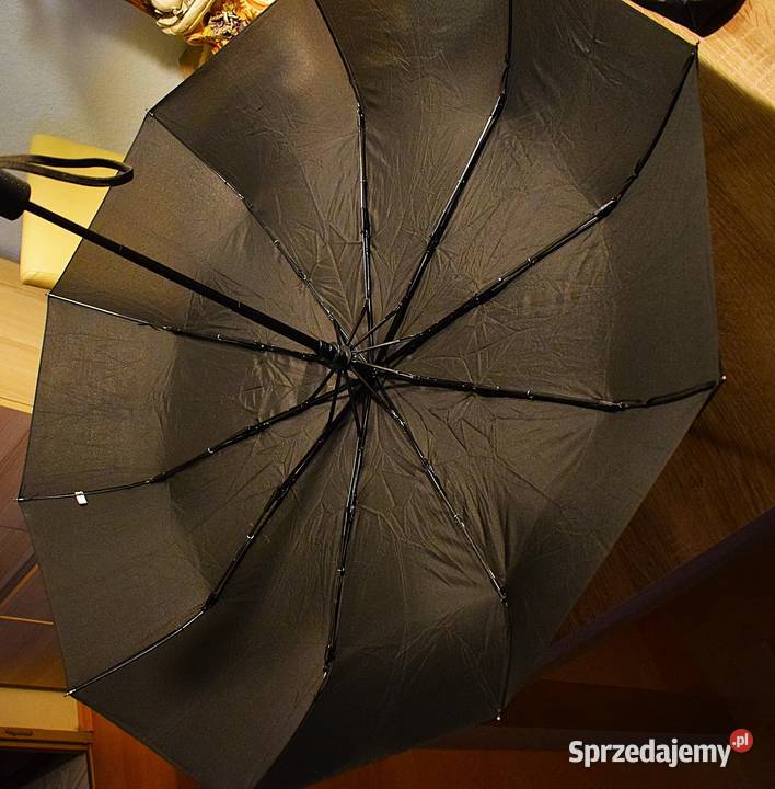 Czarny parasol automatyczny firmy RB Chełmno sprzedam