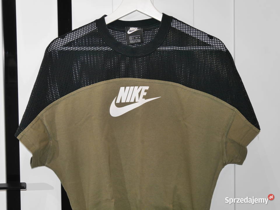 Nike świetny komplet khaki siateczka 34 XS Nike Wrocław