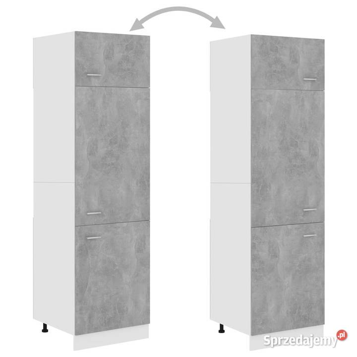 Szafka na lodówkę szarość betonu 60x57x207 Szafki Warszawa