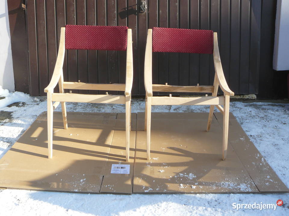 Stare krzesła skoczki proj J Kędziorek Antyki Nowy Sącz