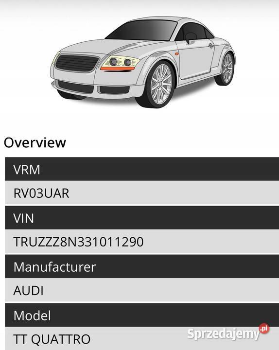 SILNIK ARY Audi TT A3 8L 18 T TURBO 180 Chełm sprzedam