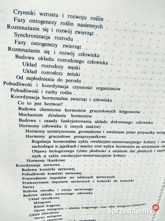 Fizjologia Hosera biologia unikatowe antykwariat mazowieckie Warszawa