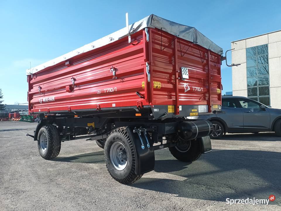 PrzyczepaPrzyczepy rolnicza dwuosiowa T710 6t 8t