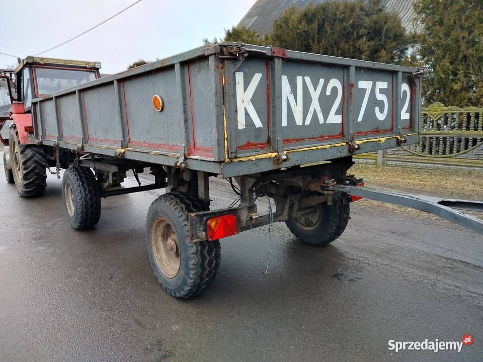 Sprzedam przyczepy wywrotki na bokinie Autosan nieuszkodzony wielkopolskie Wieczyn