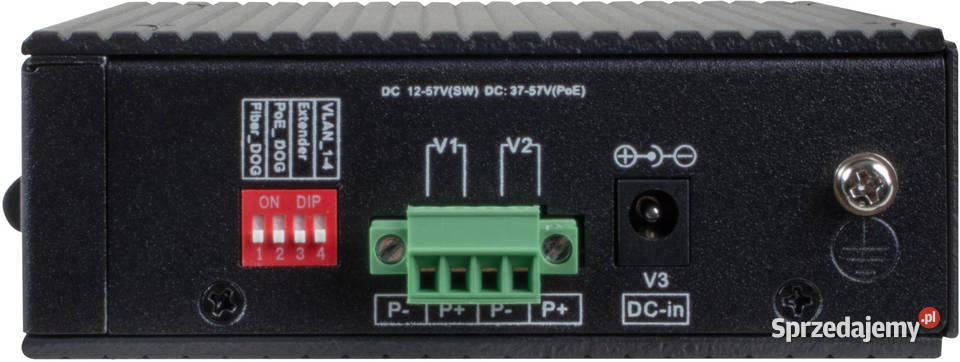 Switch POE GetFort Przemysłowy 4GE1GE1SFP 4080 Knurów