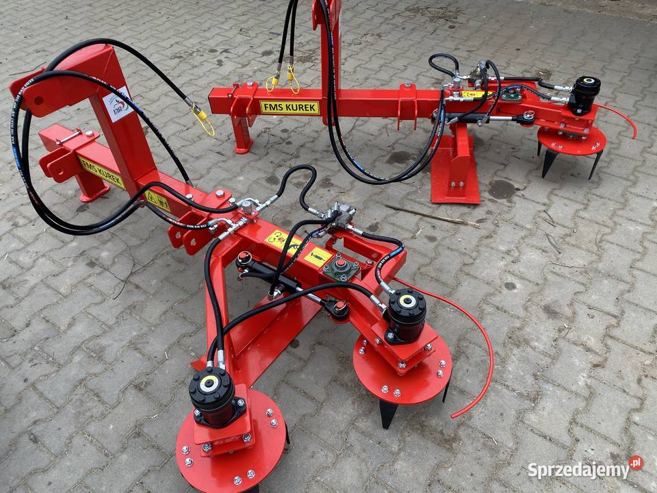 Pielnik do winnic 2głowicowy automatycznie nieuszkodzony Maszyny uprawowe Sienno