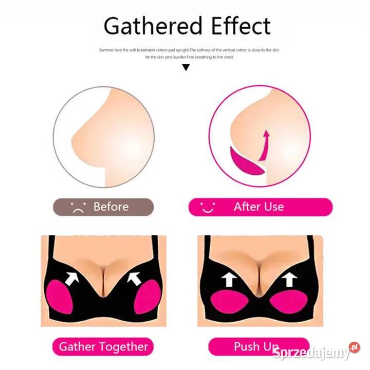 Wkładki Push Up do bikini stanika Samoprzylepne Płock