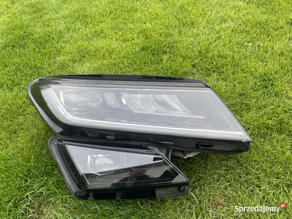 Lampa prawa Skoda Kodiaq przedlift Full Led Lampy przednie wielkopolskie Dzięczyna