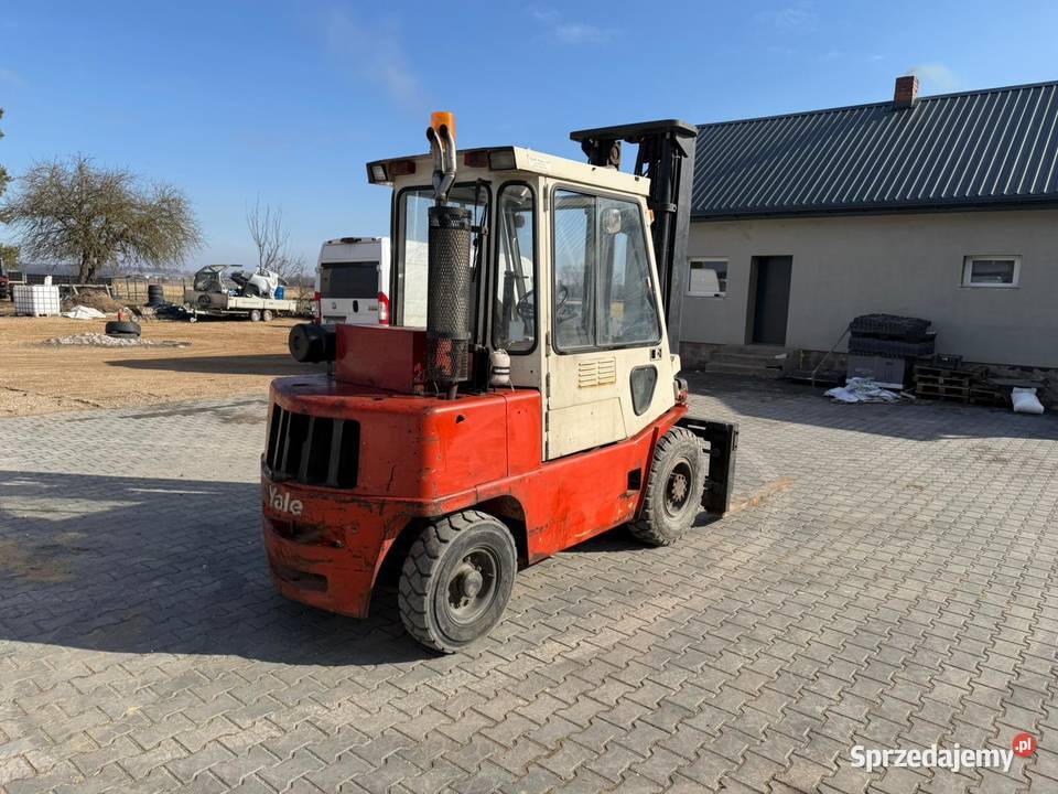 Wózek widłowy yale gdp 40mcv z wagą Sokoły