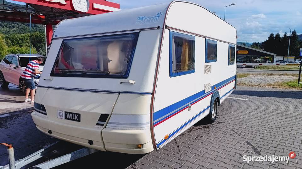 przyczepa kempingowa campingowa kemping OKAZJA Międzybrodzie Bialskie