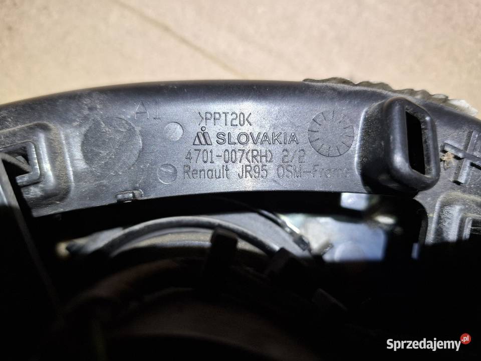 Lusterko zewnętrzne prawe Renault Scenic III Przyborów