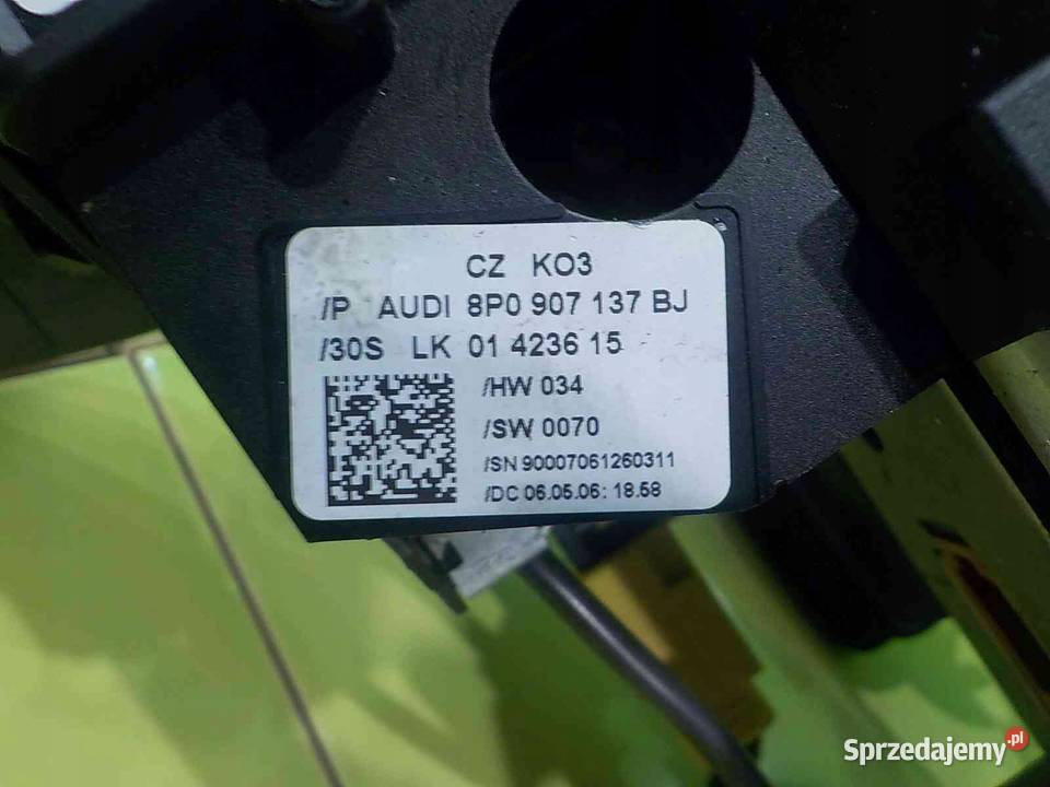 A3 8P II SLINE 06r stacyjka z kluczykiem kolumna Suków