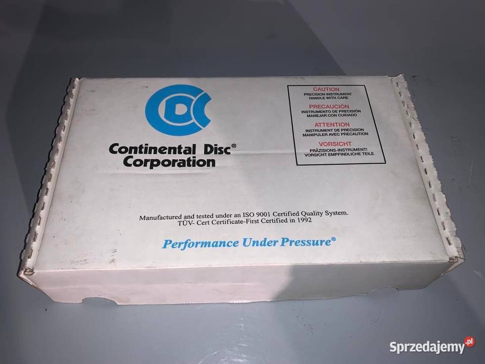 Continental Disk Corporation type 112 sanitrx mazowieckie Warszawa