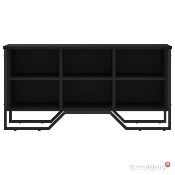 Szafka na buty czarna 90x38x455 materiał Warszawa