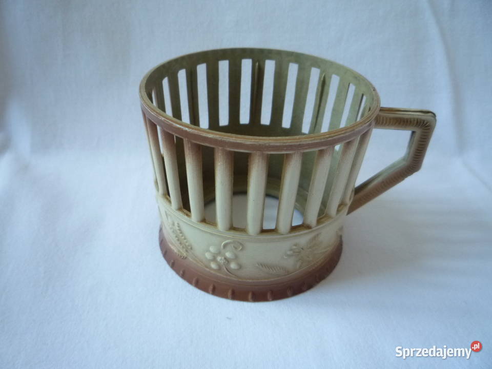 6 Brązowobeżowe Koszyczki uchwyty do szklanek Szczecin