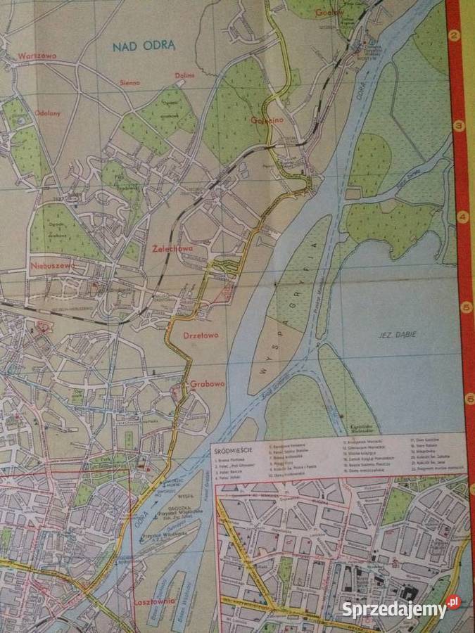 204 Plan Szczecina 1971 Szczecin