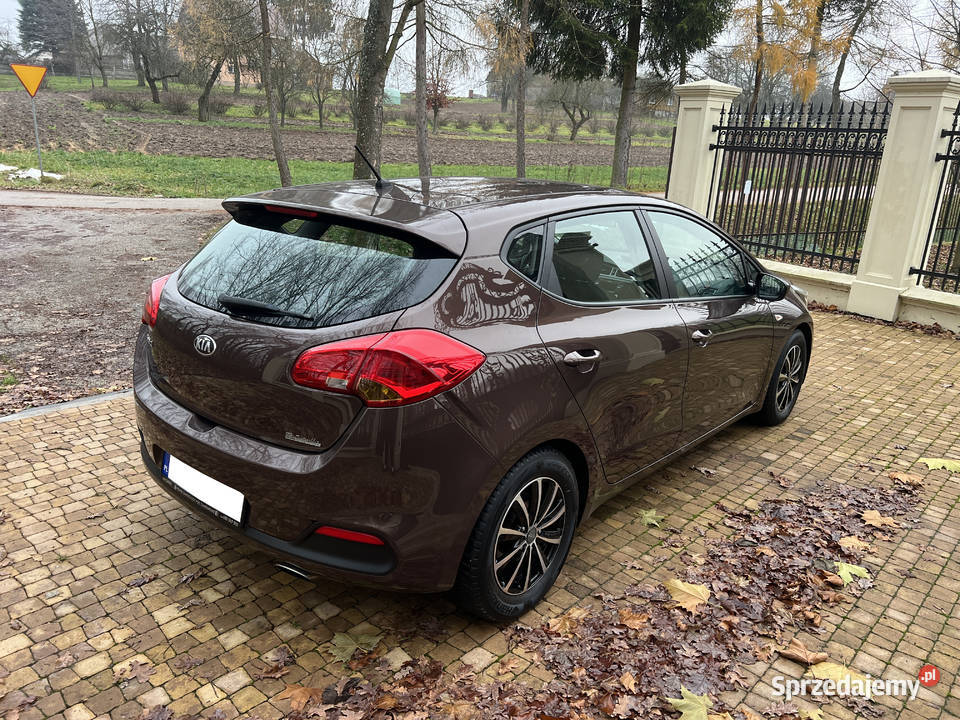 Kia Ceed II 14 Benzyna LPG 100 HB Czekoladowy Hatchback świętokrzyskie Nowa Słupia