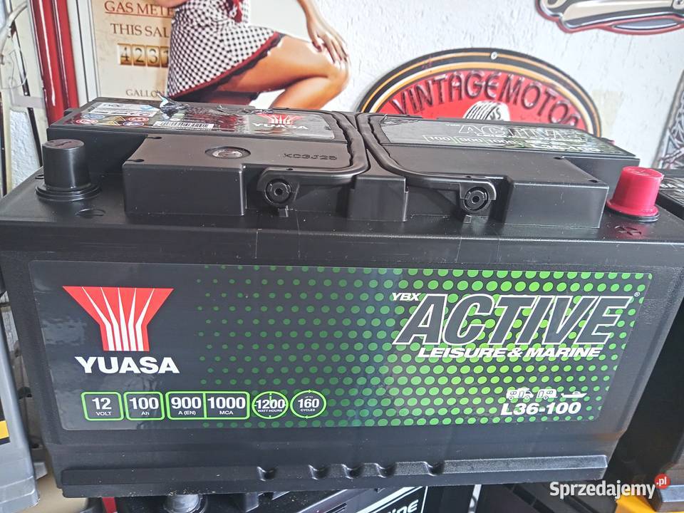 Akumulator YUASA ACTIVE 100Ah 900A P sprzedam