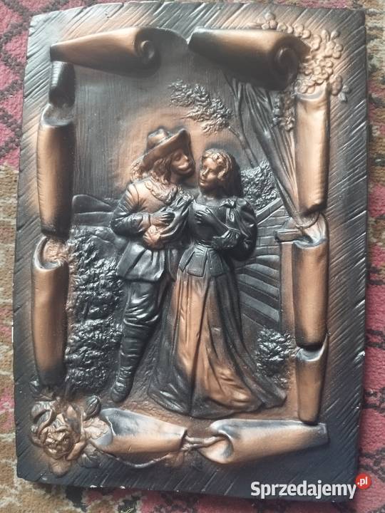 Płaskorzeźba z gipsu Romeo i Julia Pozostałe Przejęsław