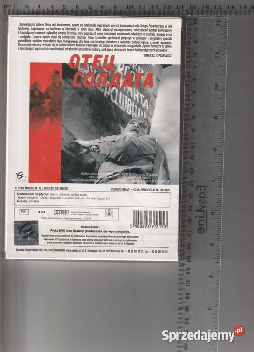Ojciec żołnierza klasyka kina radzieckiego DVD lektor mazowieckie Pruszków