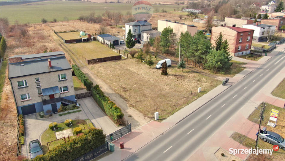 Działka budowlana z projektem domu Dobieszowice sprzedam