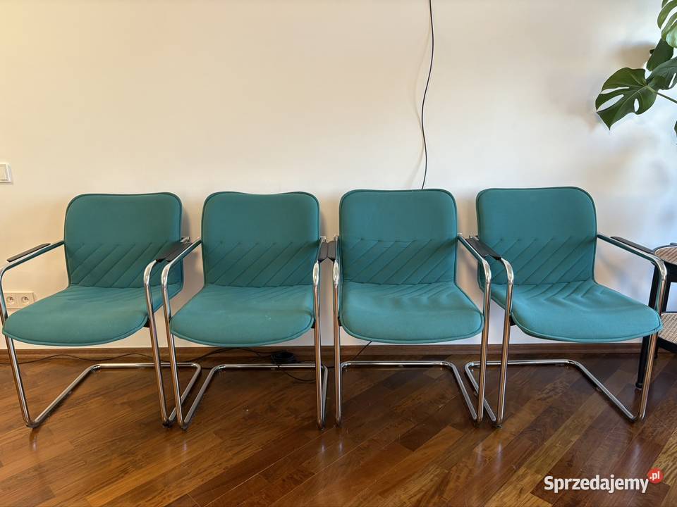 Komplet 4x krzesło z oparciem vintage w stylu Warszawa