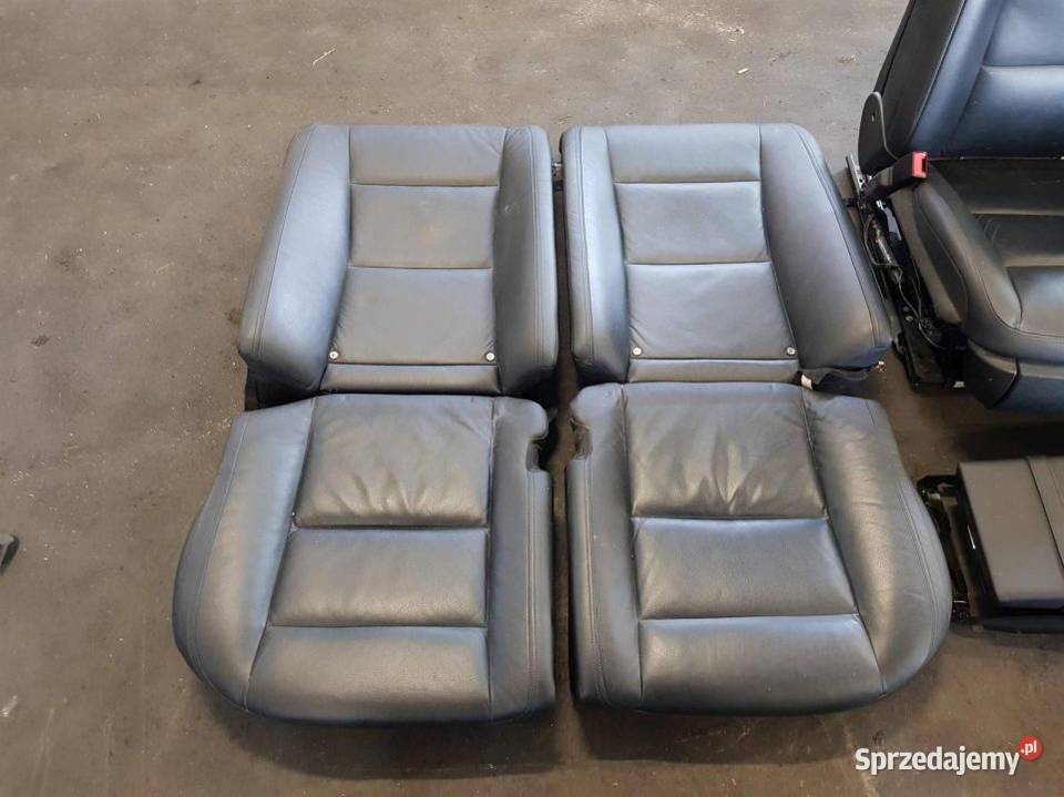 FOTELE KANAPY MERCEDES S350 W221 CZARNE SKÓRA Pozostałe Lipno