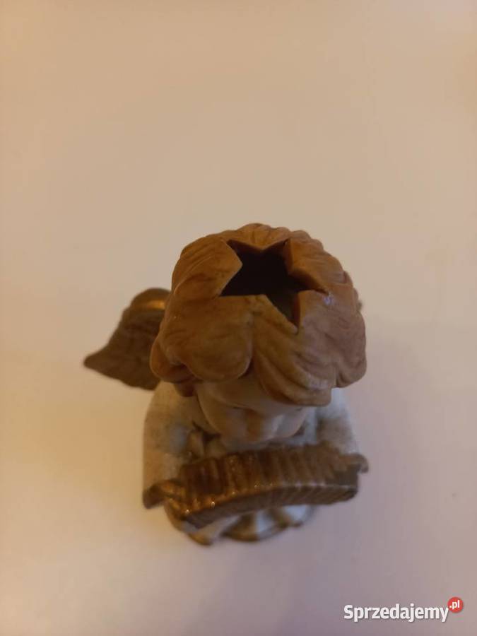 figurka ceramiczna aniołek do podświetlenia Piastów