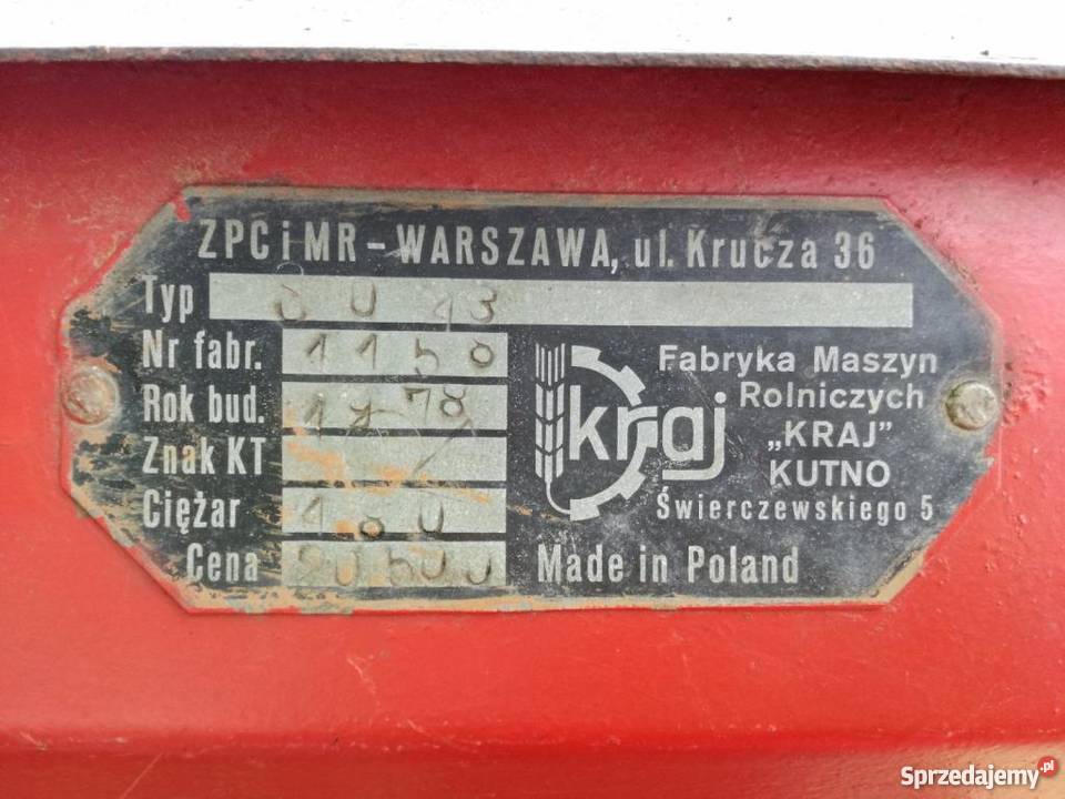 Siewnik poznaniak 25m Kostków