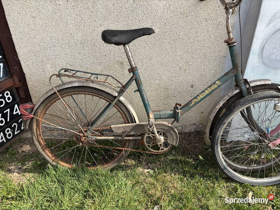 PRL rower Jubilat oryginał do renowacji składak podlaskie Kosianka-Trojanówka