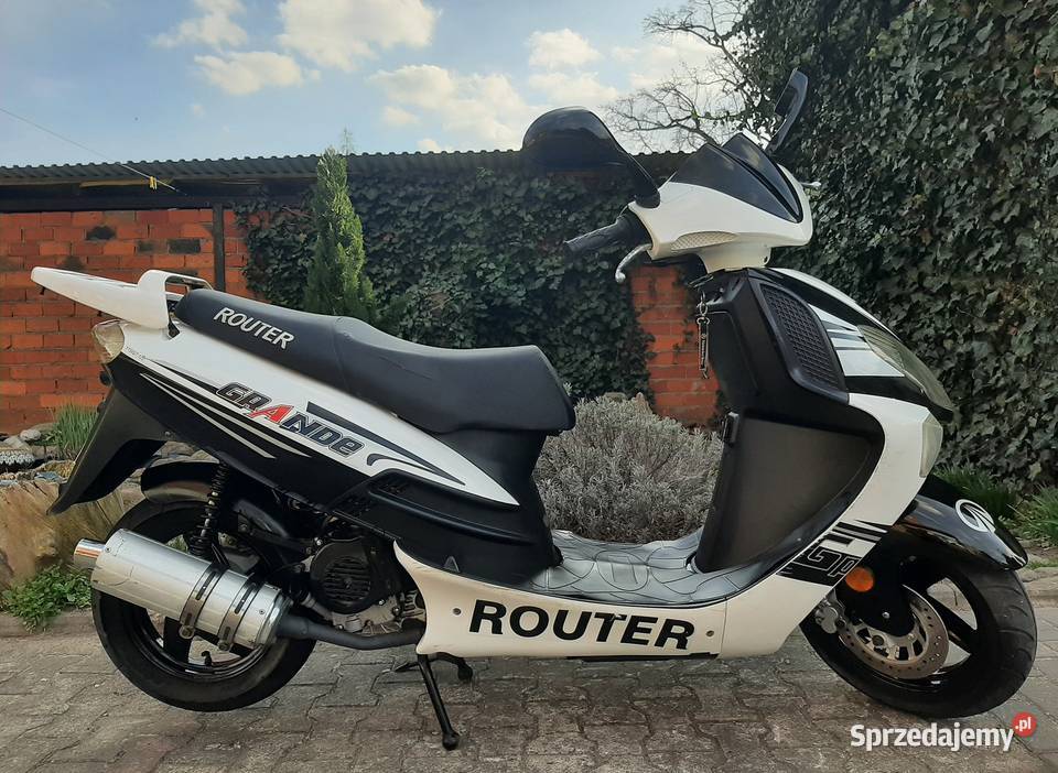 Mega zadbany skuter Romet Router Grande 50 4t wielkopolskie
