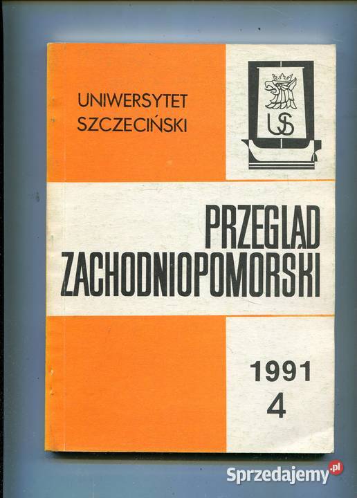 Przegląd Zachodniopomorski 1991 4 miękka zachodniopomorskie