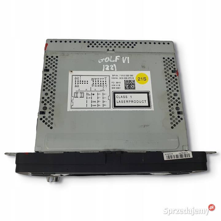 RADIO CD RADIOODTWARZACZ NAWIGACJA NAVI Golf VI Sprzęt audio fabryczny
