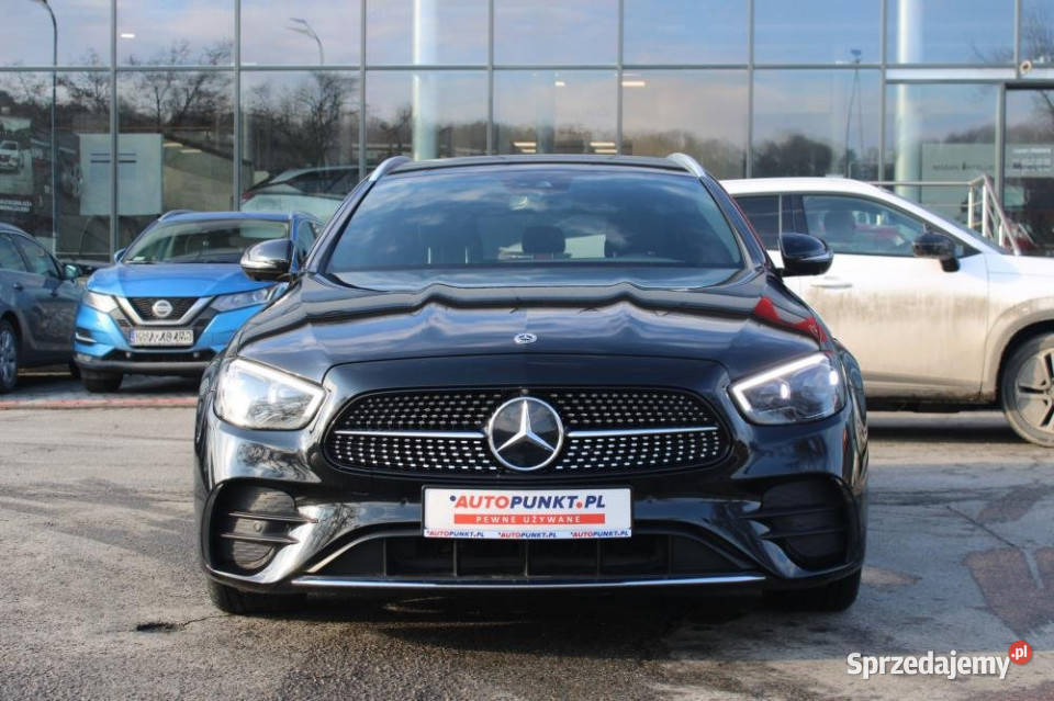 MercedesBenz Klasa E 2021r Hak Multibeam Temp nieuszkodzony Kraków