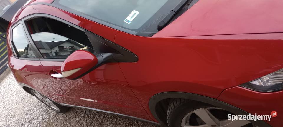 Honda Civic VIII UFO 18 iVTEC 2008 przebieg czerwony Kraków