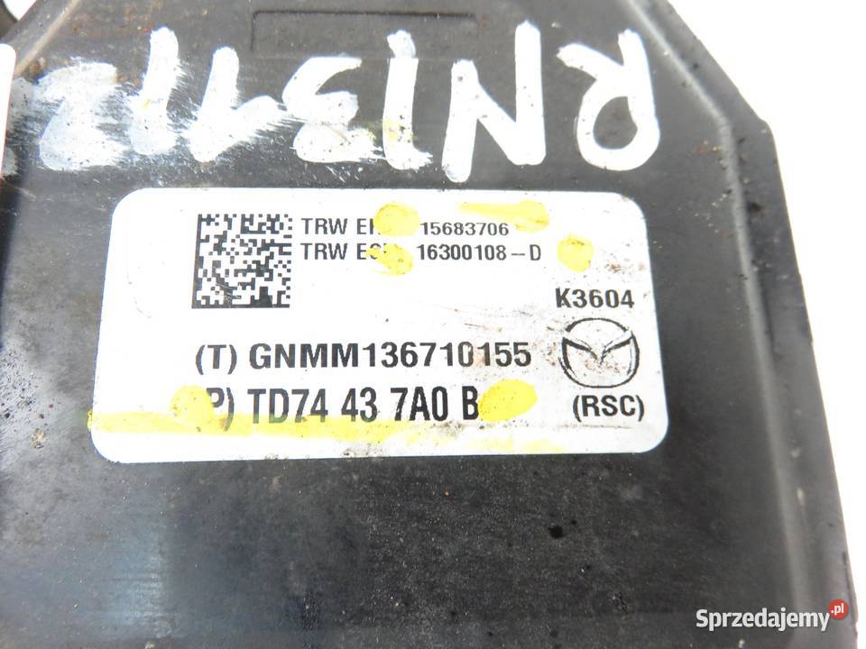 POMPA ABS MAZDA CX9 TD74437A0B 15683706 Układ ABS i ESP małopolskie