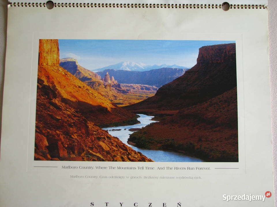 Kalendarz Marlboro Country 2001 r Brzegi