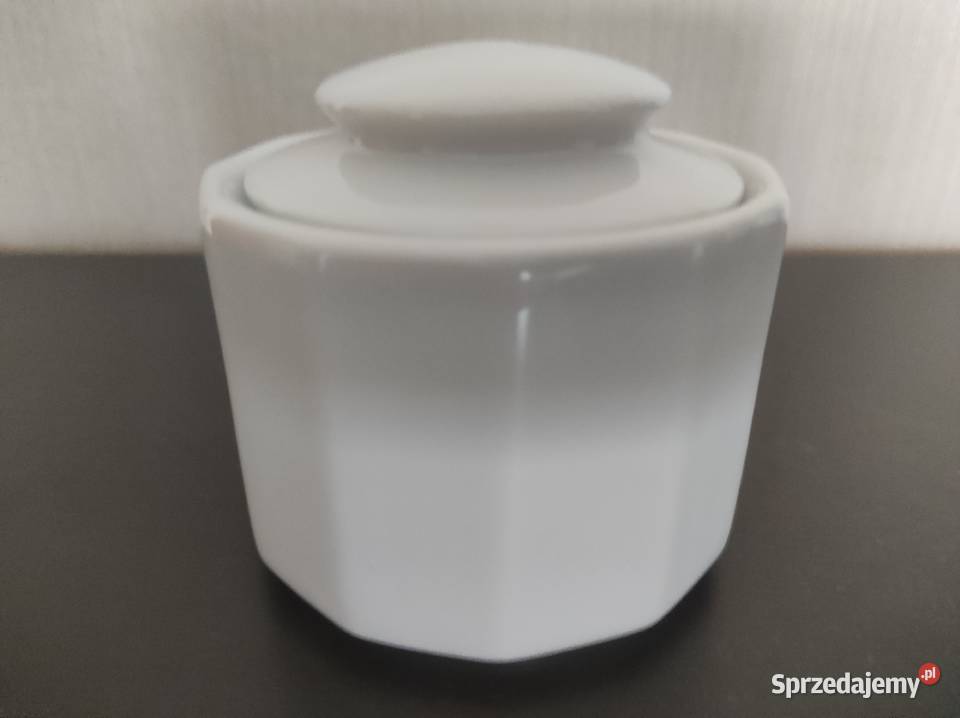 Cukiernica porcelana Lubiana biały