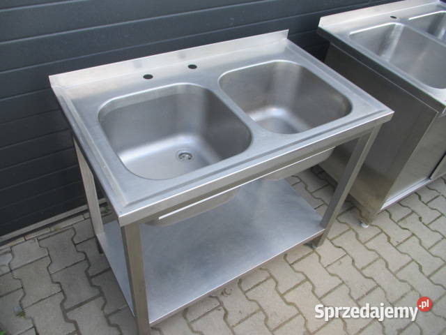 ZLEW GASTRONOMICZNY 2 KOMOROWY Z PÓŁKĄ 1006085 Ostrów Wielkopolski sprzedam