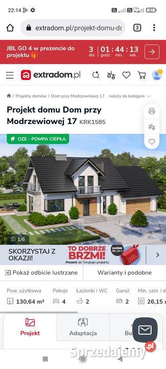 Sprzedam gotowy projekt domu Radom